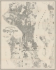 1909 Anderson Large Plat Map of Seattle, Washington