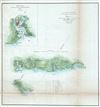 1851 U. S. Coast Survey Map of the South Carolina Coast from Bulls Bay to St. Helena Island