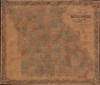 1861 Colton Map of Missouri at the outset of the Civil War