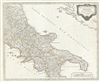 1750 Vaugondy Map of Northern Naples in Southern Italy