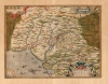 1581 Ortelius Map of Seville, Andalusia