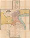 1920 Churin Multilingual Map of Shanghai, China