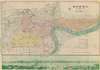 1930 Sugie Fusazo Map of Shanghai w/ Bund Panorama