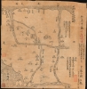322 Huang Tingji Map of Jinshan Shanghai - earliest known map of Shanghai