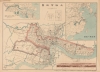 1932 Kobayashi Map of Shanghai showing Textile Area w/ Bund