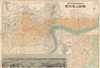 1932 or Showa 7 Japanese Map of Shanghai (w/photo of Bund)