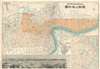 1932 or Showa 7 Japanese Map of Shanghai (w/photo of Bund)