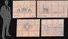 1993 Abdelki Whiteprint Plans for the Sheikh Zayed Mosque, United Arab Emirates