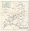 1918 Teichman Map of Shaanxi (Shansi), China