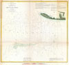 1853 U.S. Coast Survey Map of Ship Island Shoal, Louisiana