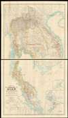 1900 McCarthy Map of Siam, Laos, Cochinchina, Cambodia and the Malay Peninsula