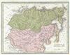 1835 Bradford Map of Siberia and Central Asia