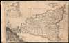 1747 Basire / Cellarius Map of Sicily