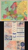 1939 Sears and Roebuck Map of the Predicted Theatre of World War Two