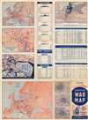Rand McNally standard map of Europe./ Sears Silvertone radio European War Map. - Alternate View 2 Thumbnail
