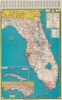 1953 Rand McNally Road Map of Florida