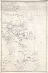 1850 / 1821 Horsburgh Nautical Chart / Map of Singapore Strait