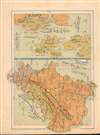 1909 Ottoman Mehmet Eşref Map of Singapore and Borneo
