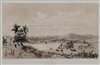 1846 Cierci View of Singapore City Chinese Campong