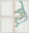 1851 U. S. Coast Survey Map of the Carolina and Virginia Coast (Pamlico Sound, Albemarle Sound)
