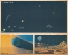 1957 Editrice La Scuola View of the Solar System, Lunar Eclipse, Lunar Surface