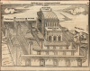 1581 / 1600 Bunting View of the Temple of Solomon