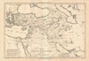1787 Bonne Map of the Dispersal of the Sons of Noah