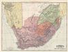 1892 Rand McNally Map of South Africa