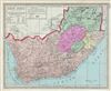 1887 Tunison Map of South Africa