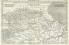 1780 Bonne Map of Northern South America: Columbia, Venezuela, Brazil