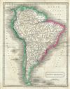 1822 Butler Map of South America
