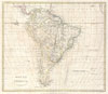 1799 Clement Cruttwell Map of South America