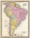 1854 Mitchell Map of South America