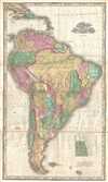 1825 Tanner Map of South America