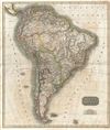1815 Thomson Map of South America