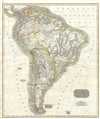 1817 Thomson Map of South America