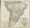 1765 Isaak Tirion Map of South America
