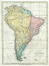 1793 Wilkinson Map of South America