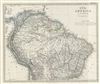 1873 Stieler Map of the Northern part of South America