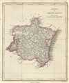1854 Pharoah and Company Map of the District of South Arcot, Tamil Nadu, India