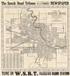 1931 Bruggner City Plan or Map of South Bend, Indiana