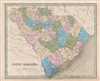 1846 Bradford Map of South Carolina