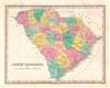 1827 Finley Map of South Carolina