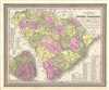 1849 Mitchell Map of South Carolina