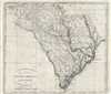 1795 John Reid Map of South Carolina