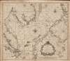 1763 Van Keulen 'Secret Atlas' Map of Singapore, Malacca, Cambodia, Borneo