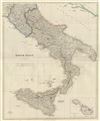 1842 Arrowsmith Map of South Italy (Naples and Sicily)
