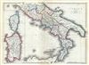 1867 Hughes Map of Southern Italy in Antiquity