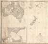 This Chart of the Indian and Pacific Oceans, compiled chiefly from Documents deposited in the Hydrographic Office of the British Admiralty is respectfully dedicated to Adm. Sir. F. Beaufort, F. R. L. ... - Alternate View 2 Thumbnail