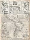 1720 Herman Moll Map of South America (South Sea Company)